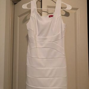 White bandeau dress